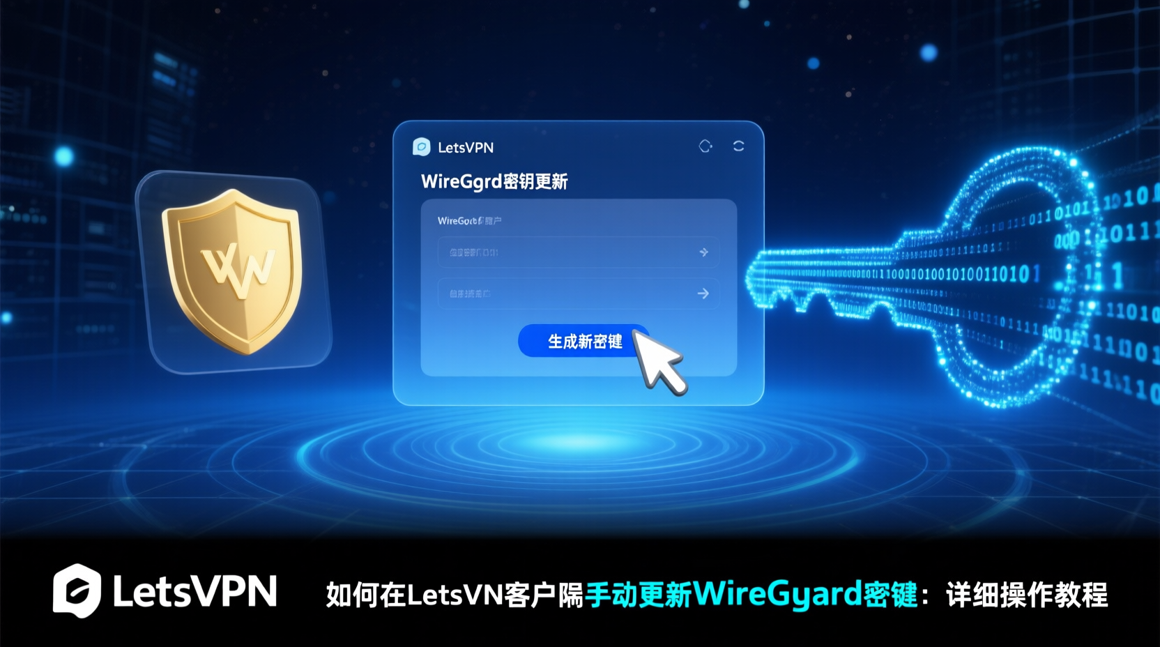 如何在LetsVPN客户端手动更新WireGuard密钥:详细操作教程